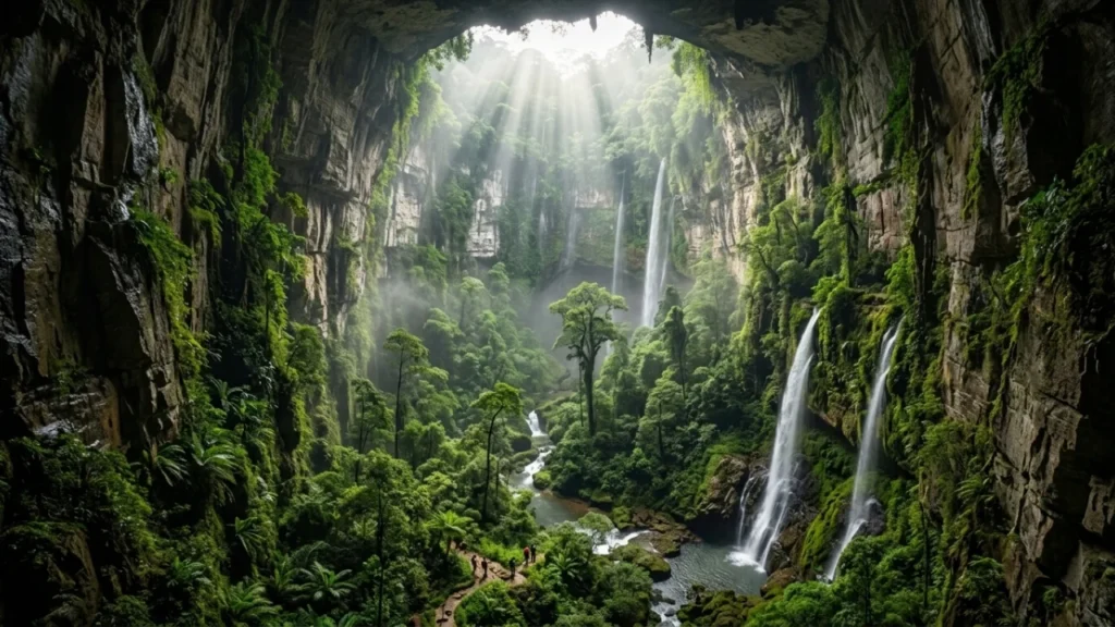 Dolina na China Abriga Floresta Única a 662 Metros de Profundidade