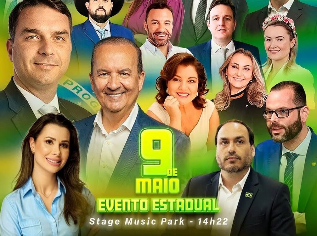 Flávio Bolsonaro Participa de Evento do PL em Florianópolis