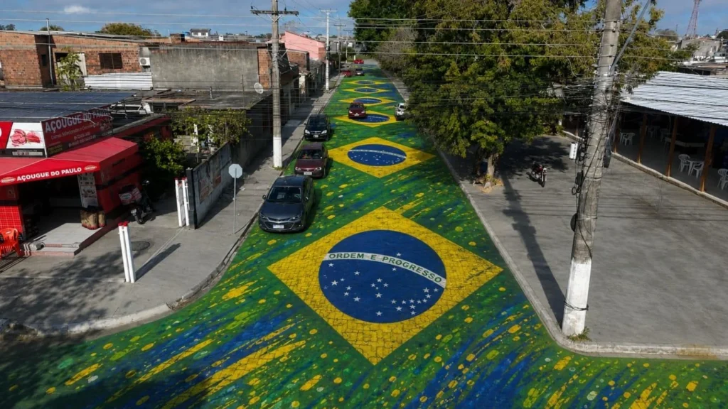Bairro Navegantes ganha rua temática para a Copa do Mundo em 2024 Bairro Navegantes ganha rua temática para a Copa do Mundo em 2024