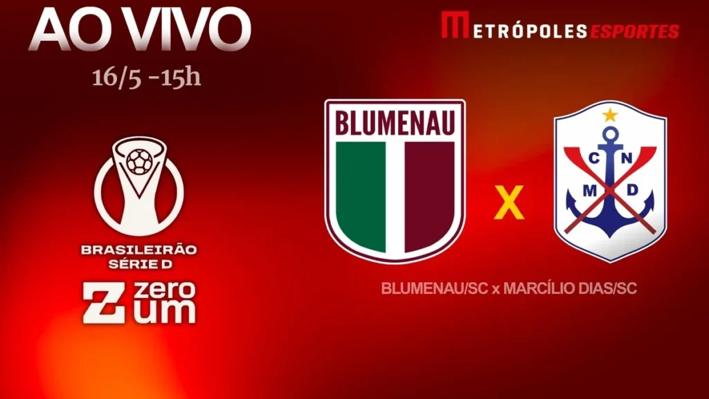 Blumenau-SC e Marcílio Dias-SC se enfrentam na Série D
