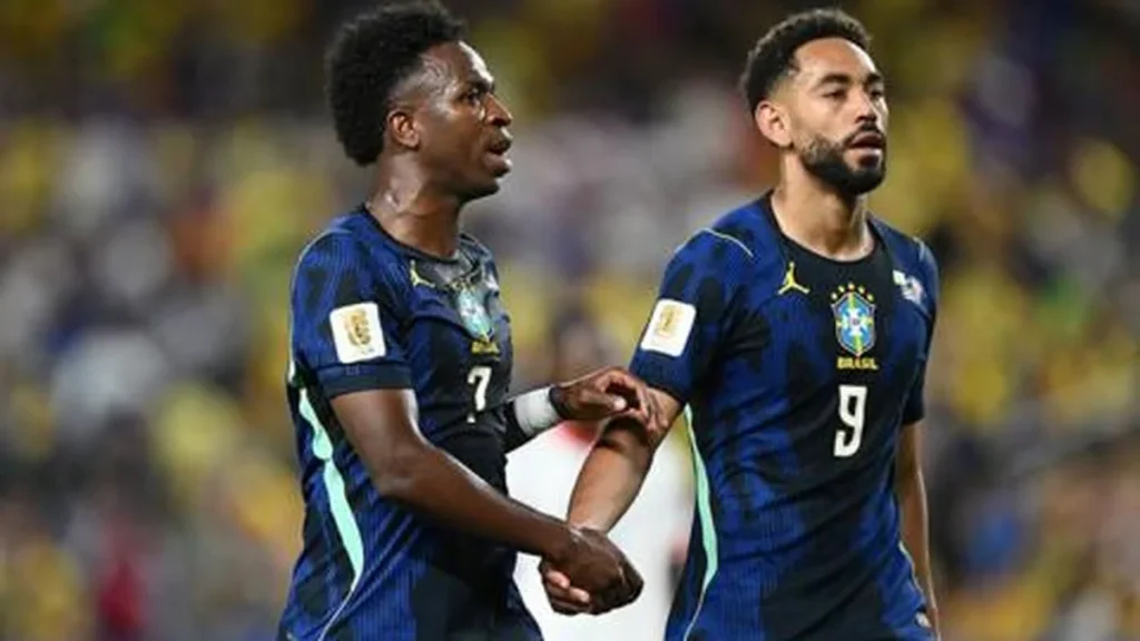 Brasil vence Haiti por 3 a 0 com dois gols de Matheus Cunha e lidera o Grupo C Brasil vence Haiti por 3 a 0 com dois gols de Matheus Cunha e lidera o Grupo C