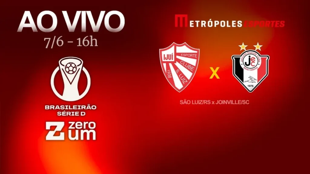 Série D 2024: São Luiz-RS e Joinville-SC se enfrentam pela vaga na próxima fase Série D 2024: São Luiz-RS e Joinville-SC se enfrentam pela vaga na próxima fase