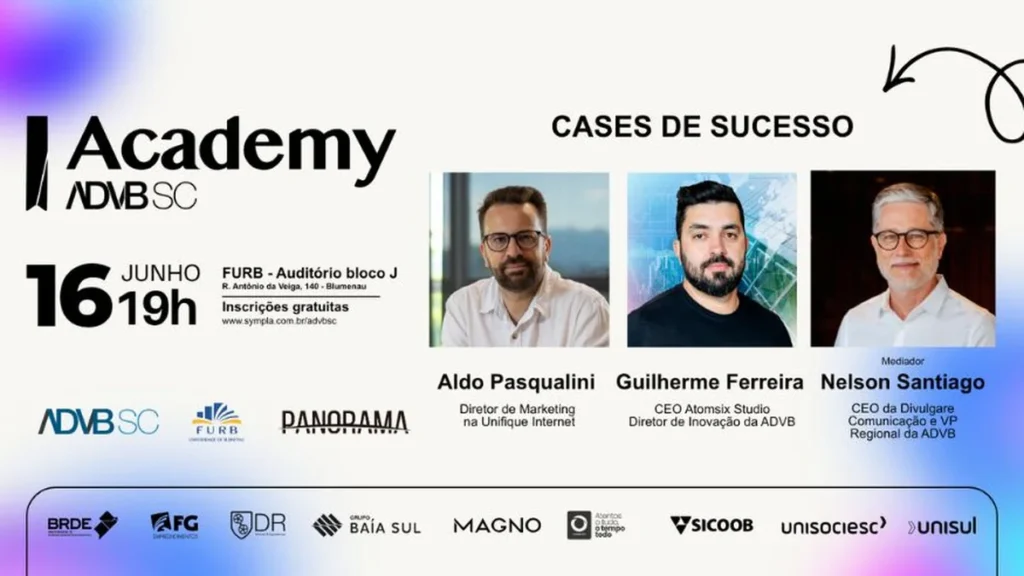 ADVB Academy reúne líderes em tecnologia e empreendedorismo em Blumenau ADVB Academy reúne líderes em tecnologia e empreendedorismo em Blumenau