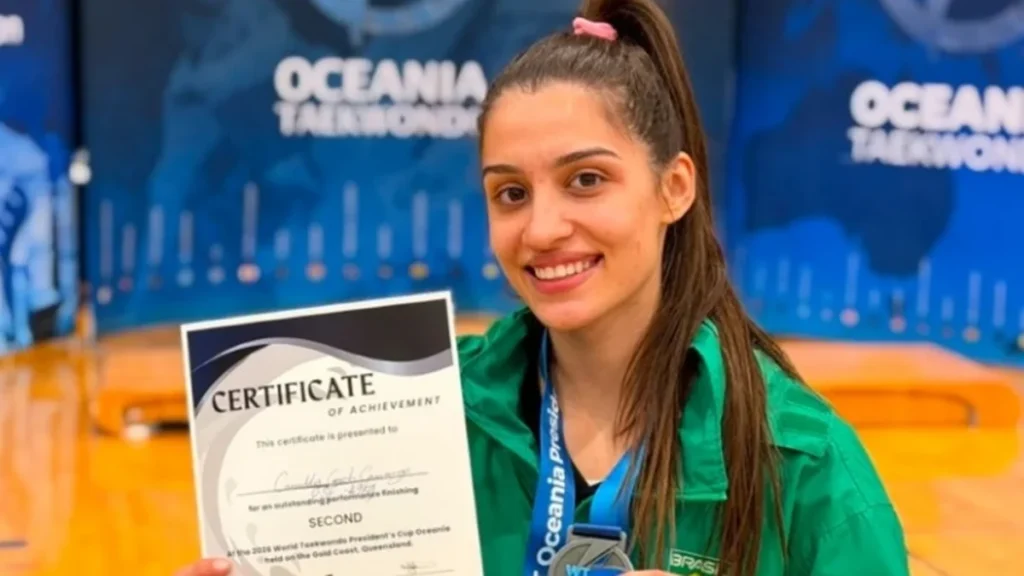 Atleta de Santa Catarina conquista top 5 mundial no taekwondo e mira Olimpíadas de 2028 Atleta de Santa Catarina conquista top 5 mundial no taekwondo e mira Olimpíadas de 2028