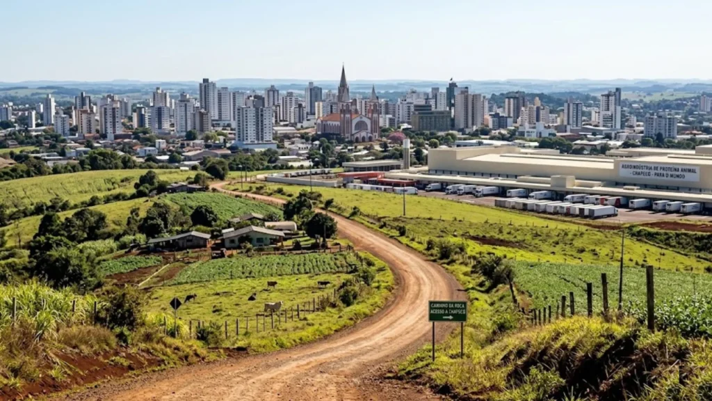 Chapecó: A maior cidade do interior de Santa Catarina que transforma o campo em proteína para o mund